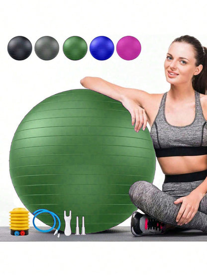 Anti-Burst Yoga  Fitness Balls For Pregnancy, Physical Therapy, Balance, Stability Home Gym