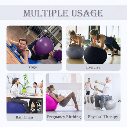 Anti-Burst Yoga  Fitness Balls For Pregnancy, Physical Therapy, Balance, Stability Home Gym