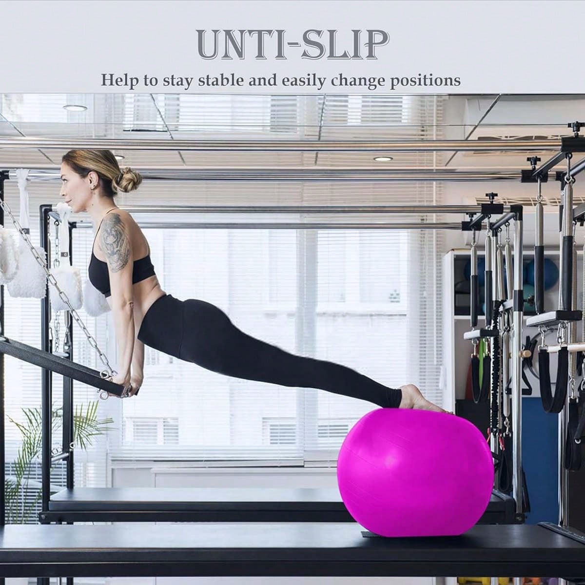 Anti-Burst Yoga  Fitness Balls For Pregnancy, Physical Therapy, Balance, Stability Home Gym