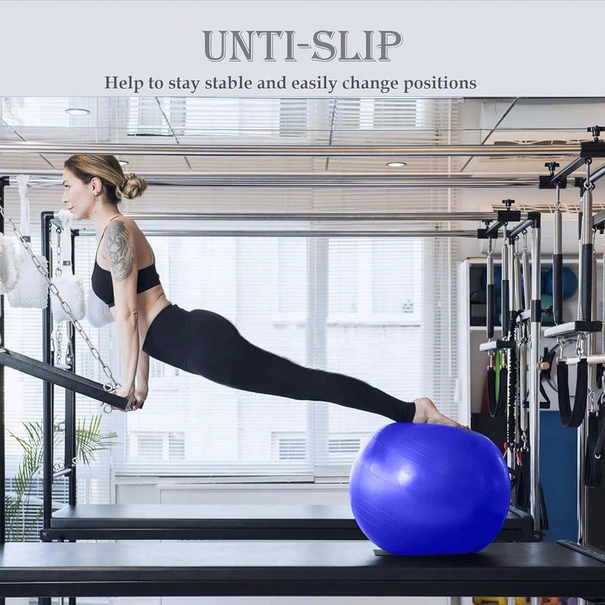 Anti-Burst Yoga  Fitness Balls For Pregnancy, Physical Therapy, Balance, Stability Home Gym