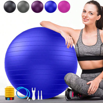 Anti-Burst Yoga  Fitness Balls For Pregnancy, Physical Therapy, Balance, Stability Home Gym