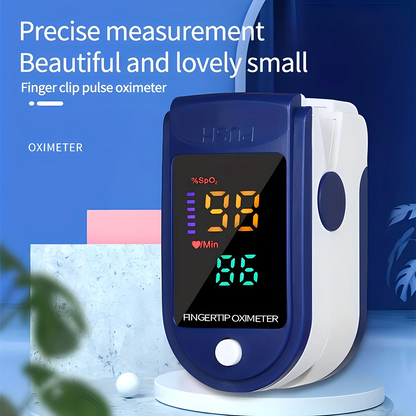 Portable Finger Pulse Oximeter – SpO2 & Heart Rate Monitor