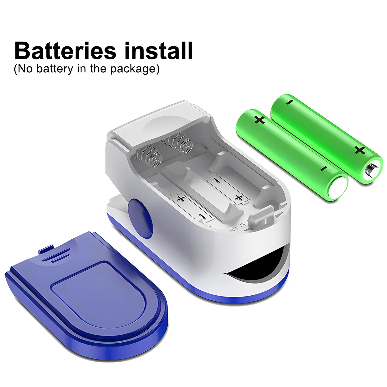 Portable Finger Pulse Oximeter – SpO2 & Heart Rate Monitor