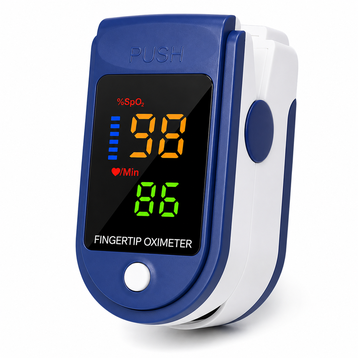 Portable Finger Pulse Oximeter – SpO2 & Heart Rate Monitor