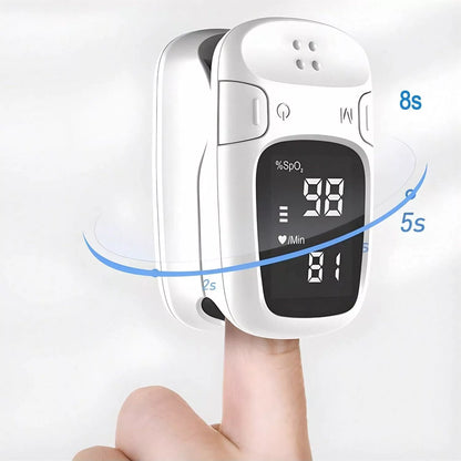 Portable Finger Pulse Oximeter SpO2 Heart Rate Monitor