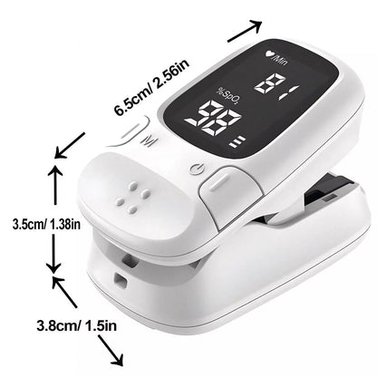 Portable Finger Pulse Oximeter SpO2 Heart Rate Monitor