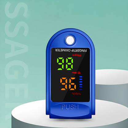 Portable Finger Pulse Oximeter – SpO2 & Heart Rate Monitor